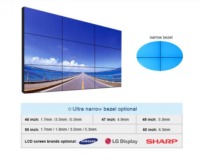 Samsung στενή οδηγημένη bezel τηλεοπτική TV τοίχων λεωφόρων αγορών 55 ίντσας