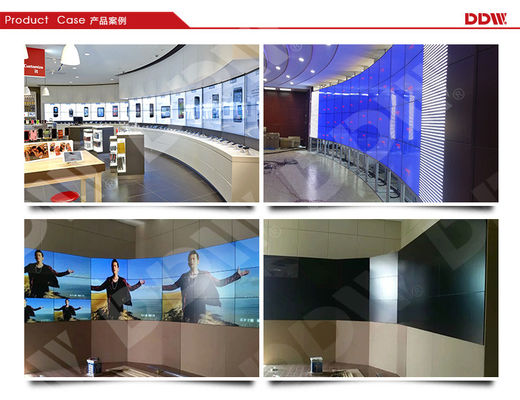 65» έκαμψε τον τηλεοπτικό τοίχο 500 υψηλή ανάλυση 3.5mm Bezel ddw-LW650HN11 ψειρών 1080p Snarrow