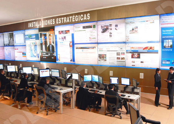 τηλεοπτικός τοίχος 12 επιτροπή ddw-lw550dun-TKB1 θαλάμου ελέγχου επίδειξης LG LCD 55 ίντσας Β TFT