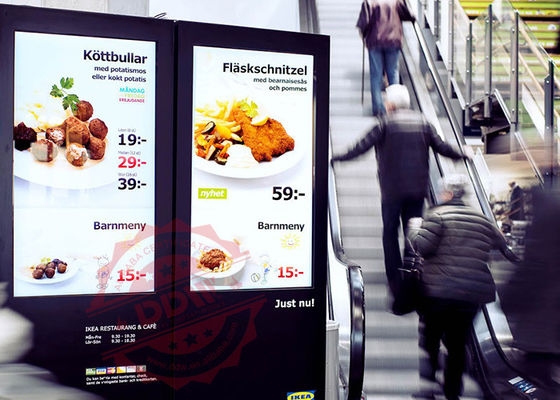 Υδατοασφαλής οθόνη lcd υψηλής φωτεινότητας LCD led tv ψηφιακή σήμανση οθόνη 480P / 720P DDW-AD4901S 1920x1080