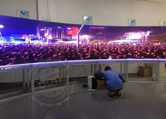 65» έκαμψε τον τηλεοπτικό τοίχο 500 υψηλή ανάλυση 3.5mm Bezel ddw-LW650HN11 ψειρών 1080p Snarrow