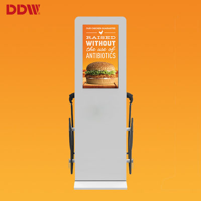 Προσαρμοσμένο λεωφορείο περίπτερων αυτοεξυπηρετήσεων 65 ίντσας LCD Fhd/δημόσιοι σταθμοί χρέωσης αυτοκινήτων ddw-AD6501S