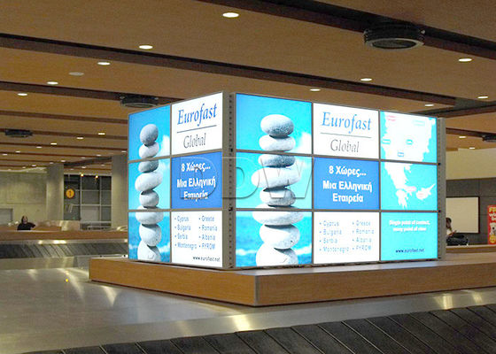 Ψηφιακές οθόνες τοίχων συστημάτων σηματοδότησης τηλεοπτικές 16.7M χρώμα, τοίχος ddw-lw550dun-THB5 TV μεγάλης οθόνης LCD