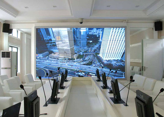 500nits φωτεινή σημαδιών LG τηλεοπτική τοίχων 4x4 πολυ λύση 3.5mm τοίχων επίδειξης εσωτερική οδηγημένη τηλεοπτική