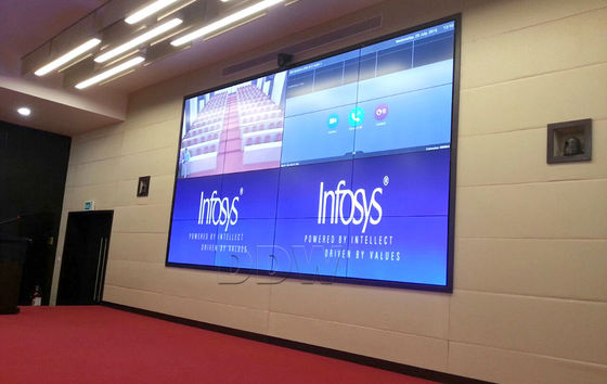 55 καμμμένη ίντσα τηλεοπτική υψηλή ανάλυση 3.5mm άνευ ραφής καμμμένη bezel TV 500nits ddw-LW550HN11 LG 1920x1080 τοίχων