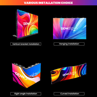 Επαγγελματική οθόνη LED ενοικίασης σκηνής για απόδοση 160/160° γωνία θέασης και αναλογία αντίθεσης 5000:1