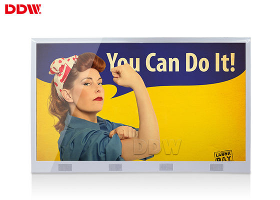 Εσωτερική επίδειξη ψήφισμα Wifi MP4 διαφήμισης LCD τοποθετημένη τοίχος 55 ίντσας ύψους