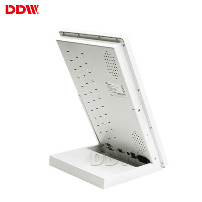 Ψηφιακό σύστημα σηματοδότησης 15,6 οθόνης αφής 700 ψειρών» επίδειξη διαφήμισης επιτραπέζιων κορυφών για τον καφέ