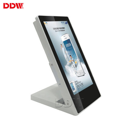 Ψηφιακό σύστημα σηματοδότησης 15,6 οθόνης αφής 700 ψειρών» επίδειξη διαφήμισης επιτραπέζιων κορυφών για τον καφέ