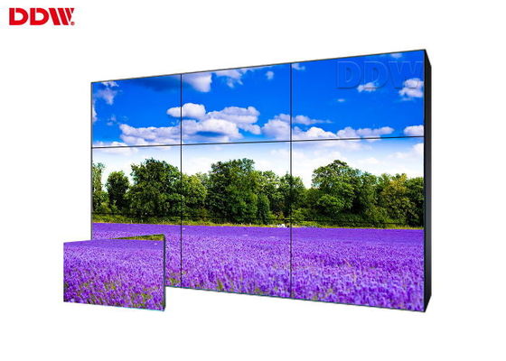 RS232 έλεγχος 500 ψείρες 3.5m Bezel 3x3 LCD τηλεοπτικός τοίχος