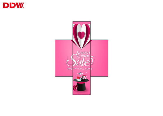 Bezel 55» 1080P 500 3.5mm ανώμαλος LCD τηλεοπτικός τοίχος ψειρών