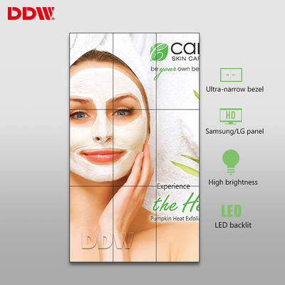 60Hz 55 πολυ LCD γωνία εξέτασης 178 βαθμού επίδειξης άνευ ραφής με στενό Bezel