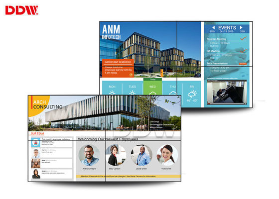 49» τηλεοπτική οθόνη τοίχων, υπαίθριο οδηγημένο τηλεοπτικό σχέδιο πλαισίων τοίχων εξαιρετικά στενό