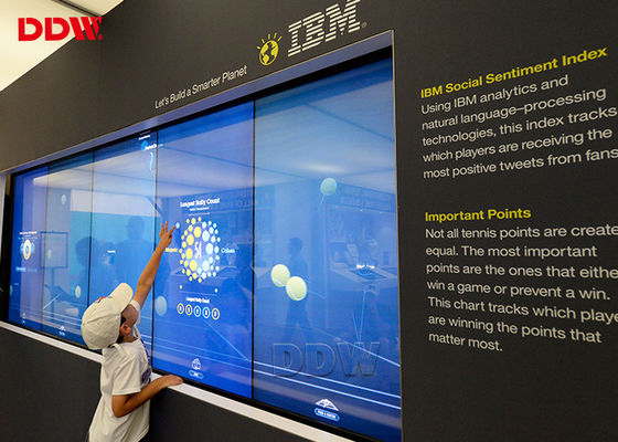 Αντιεκθαμβωτικός διαλογικός τηλεοπτικός τοίχος LG 49 ίντσα με τον επεξεργαστή 3.5mm αλυσίδων της Daisy