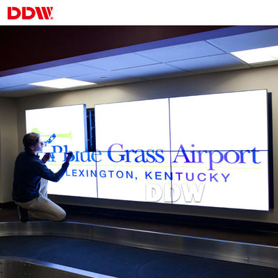 Τηλεοπτικός τοίχος 5.3mm του Open Source 3x2 Bezel λειτουργίας οθόνης συναρμογών λεπτή επίδειξη TV