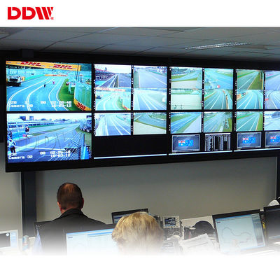 1.7mm Backight 46» ασφάλειας τηλεοπτικό τοίχων 1920*1080 700 οδηγήσεων ψειρών για το διαχειριστικό κέντρο λεωφόρων