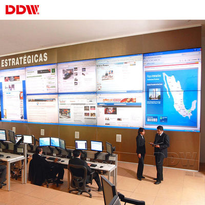 46 τηλεοπτικό Bezel αλυσίδων της Daisy βρόχων τοίχων HD LCD 1920x1080 RJ45 ασφάλειας ίντσας στενό εξαιρετικά