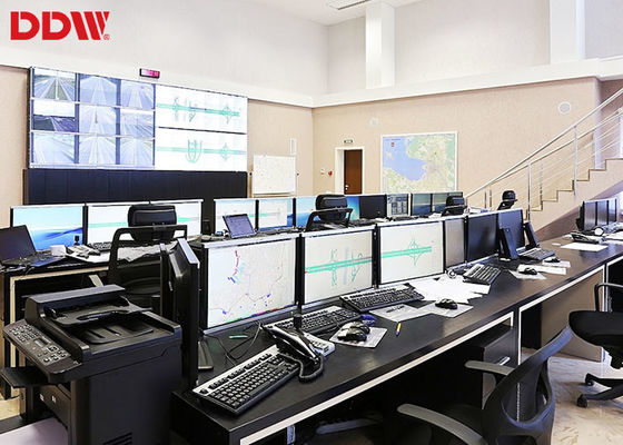 Άνευ ραφής τηλεοπτικός τοίχος θαλάμου ελέγχου/πολυ οθόνη 55 τηλεοπτική επίδειξη τοίχων