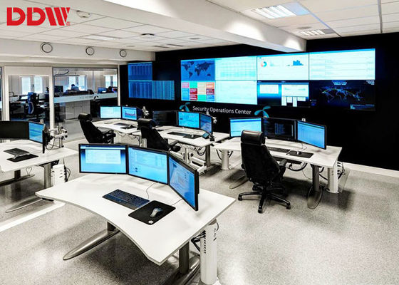 Αντιεκθαμβωτικός τηλεοπτικός τοίχος αίθουσας συνδιαλέξεων, εξαιρετικά λεπτά τηλεοπτικά όργανα ελέγχου τοίχων