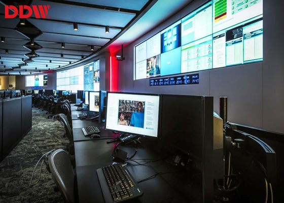 Τηλεοπτικό σύστημα ασφαλείας 55 ίντσας/αρχικός πολυ τηλεοπτικός τοίχος 500 επίδειξης ψείρες