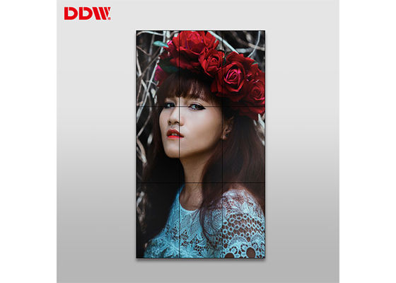 Άνευ ραφής LCD της Samsung τηλεοπτικός τοίχος επιτροπής, ζωηρόχρωμη τηλεοπτική επίδειξη τοίχων 55