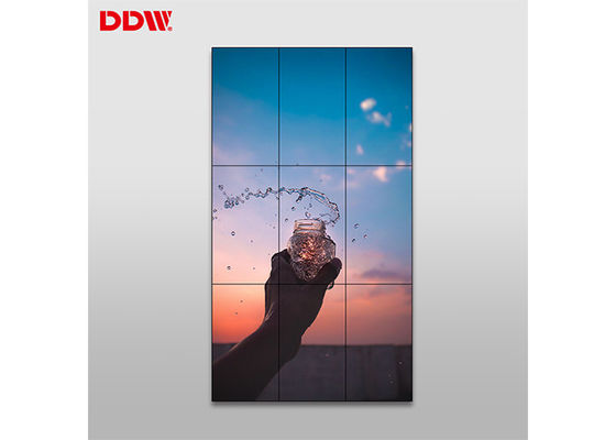 Υψηλή επίδειξη τοίχων φωτεινότητας LCD τηλεοπτική για το δωμάτιο οικονομικών κέντρων/ασφάλειας