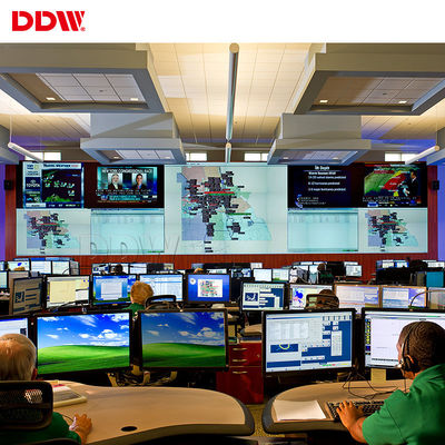 Κάθετο πάγωμα 12W/Channel εικόνας μεγάλης οθόνης υποστήριξης μητρών τοίχων επίδειξης IP τηλεοπτικό