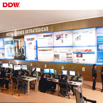 ΛΑΪΚΟ εναλλασσόμενο ρεύμα ψηφίσματος 1920x1080p 110-220V ελεγκτών 6x6 4k τοίχων PC τηλεοπτικό για το VGA