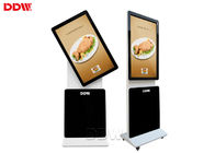 Multiple Languages LCD Advertising Player 82 Inch Standing Rotating Kiosk Ad Player
