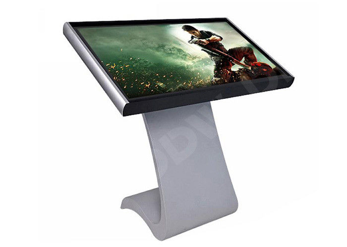 Touch screen advertising displays multimedia kiosk 50 / 60HZ WLED Backlit type DDW-AD4301SNT