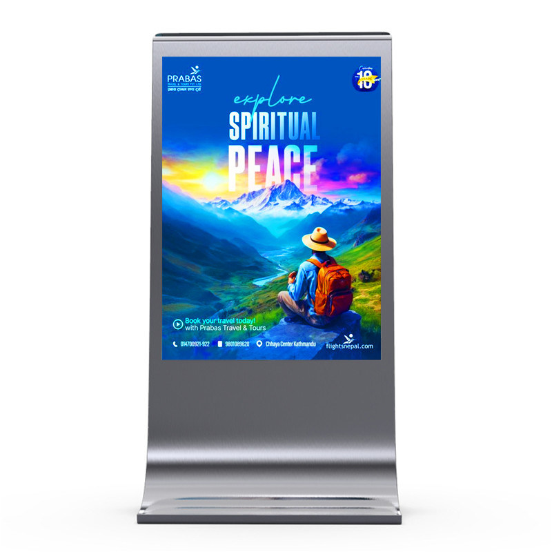 Εύκολη εγκατάσταση 8000nits P4 P5 P6 P8 P10 mupi ψηφιακή εξωτερική σήμανση LED οθόνη ψηφιακή