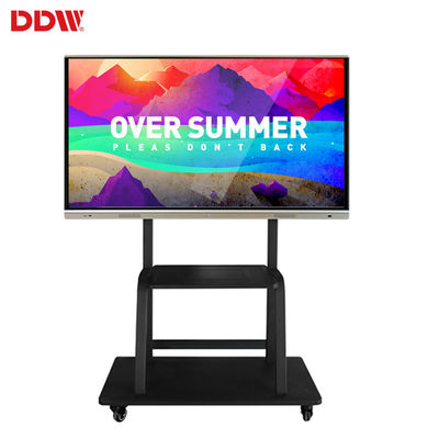 65Inch διαλογικός λευκός πίνακας 20 επίδειξης σημείων διαλογικό whiteboard αφής LCD IR πολυ