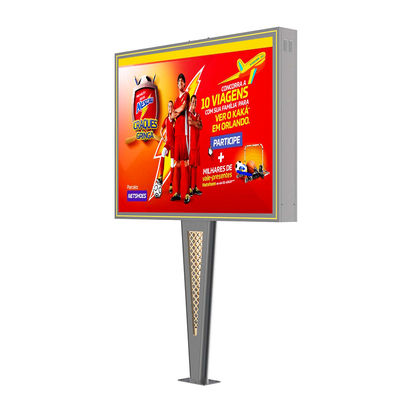 Υψηλή φωτεινότητα 8000nits IP65 p6 led ψηφιακή διπλή οθόνη οθόνης διαφημιστική πινακίδα εξωτερικής διαφήμισης
