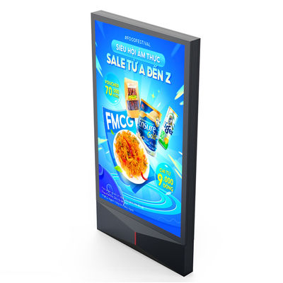 Εύκολη εγκατάσταση IP65 αδιάβροχη P4 P5 P6 P8 P10 mupi ψηφιακή οθόνη ψηφιακής σήμανσης με LED