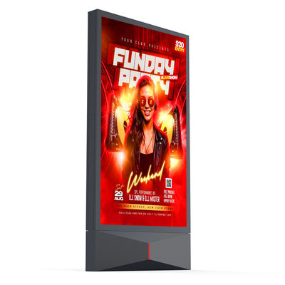 IP65 αδιάβροχη 3840hz P4 P5 P6 P8 P10 10000nits mupi ψηφιακή εξωτερική ψηφιακή LED σήμανση