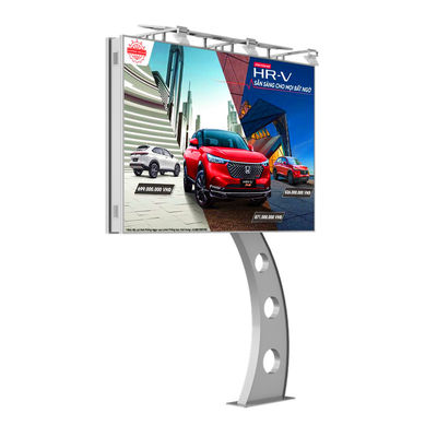 Υψηλή φωτεινότητα 8000nits IP65 p6 LED ψηφιακή διπλή οθόνη οθόνης πινακίδα εξωτερικής διαφήμισης LED τοίχος βίντεο