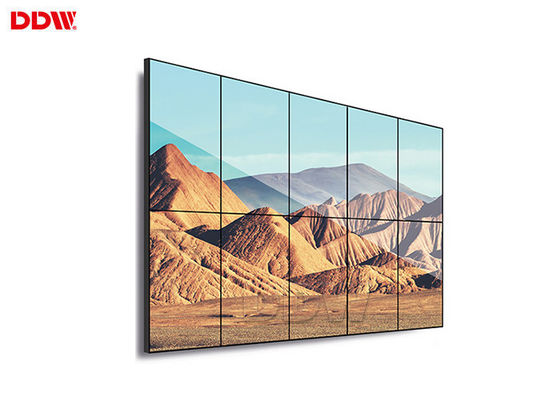 Εμπορικός βαθμός τηλεοπτικός τοίχος DDW LCD για τη λιανική διαφήμιση λεωφόρων αγορών
