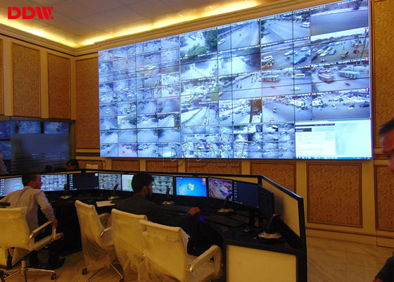 Πολυ τηλεοπτικός τοίχος CCTV επίδειξης για ασφάλειας το κέντρο 1920*1080P ελέγχων