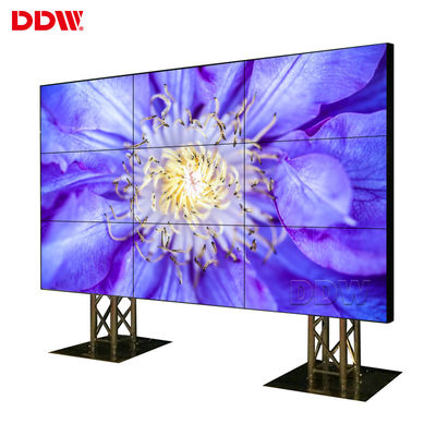 Τηλεοπτική επίδειξη τοίχων φωτεινότητας LCD 500 ψειρών 55 ίντσα με το βρόχο DP στο βρόχο έξω