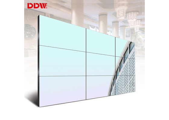 3x3 αυτόνομες άνευ ραφής οθόνες LCD, Bezel λιγότερο τηλεοπτικός τοίχος 55 ίντσα