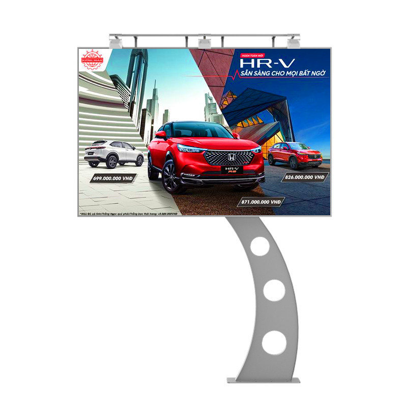 Υψηλή φωτεινότητα 8000nits IP65 p6 LED ψηφιακή διπλή οθόνη οθόνης πινακίδα εξωτερικής διαφήμισης LED τοίχος βίντεο