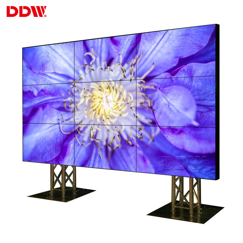 Τηλεοπτική επίδειξη τοίχων φωτεινότητας LCD 500 ψειρών 55 ίντσα με το βρόχο DP στο βρόχο έξω